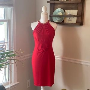 Women's Calvin Klein, Size 4, Red Cocktail Dress